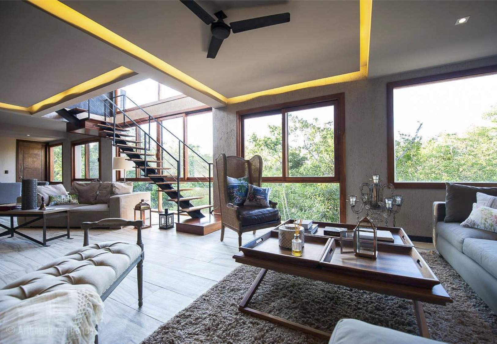 Luxury Penthouse Living Room