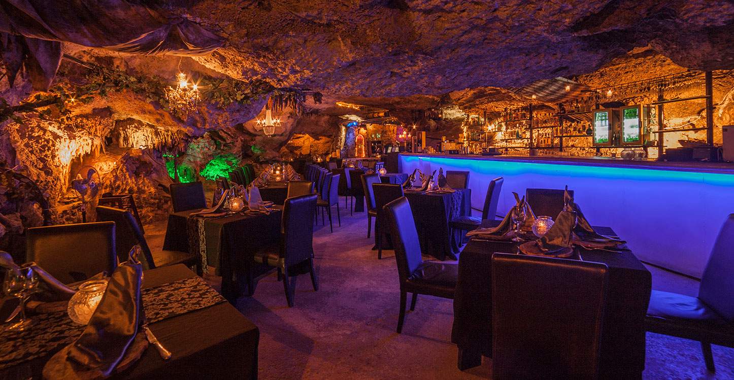 Dine in an underground cenote in Playa del Carmen.