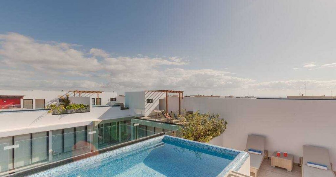 Playa del carmen penthouse for sale rooftop pool